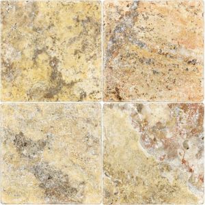 Scabos 12X12 Travertine Honed