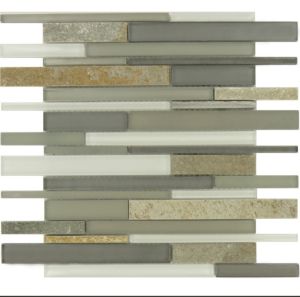 Modesto Interlocking Glass/Stone 8mm Blend