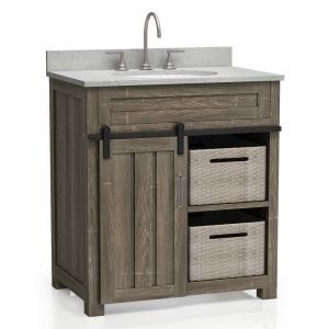 Farm Barn Dolly 30" Bathroom Vanity (Base Only)