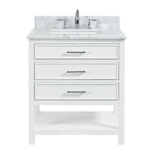 Manhattan Dove White 31" Single Sink Bathroom Vanity