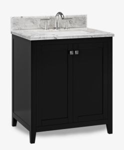 Espresso Vancouver 31" Single Sink Bathroom Vanity (All-In-One)