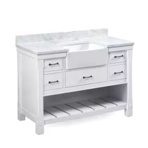 Farmington White 49" Vanity Combo (Sink + Countertop) All In One