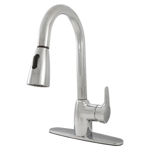 FREE SHIPPING - One Handle Pull Out Sprayer Faucet - 802 Chrome
