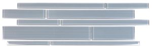 Azure Denim 6x18 Interlocking Glass Mosaic