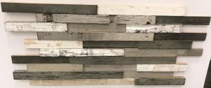 Aspen Lodge Teak 12x24 Wood Panel Mosaic