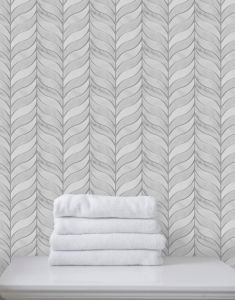 Carrara White Synergy Weave Interlocking Mosaic