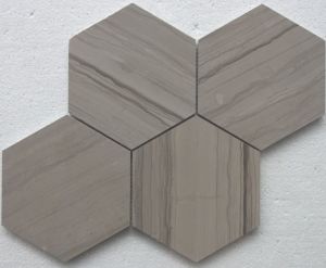 Athens Grey 6" Hexagon Honed Mosaic