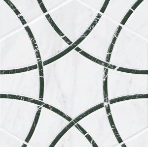 Geoglam Midnight Hexagonal Matte Porcelain Floor And Wall Tile