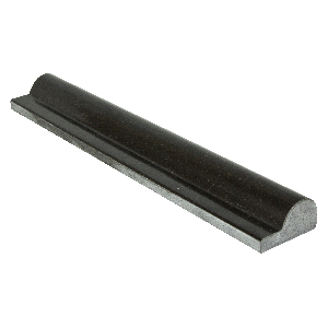 Black Absolute Rail Molding Polished