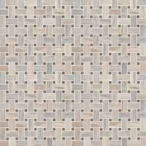 Angora 12x12 Basketweave Polished