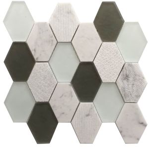 Anthracite GeoHex 12x13
