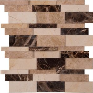 Asteria Blend Interlocking 3d Polished Pattern