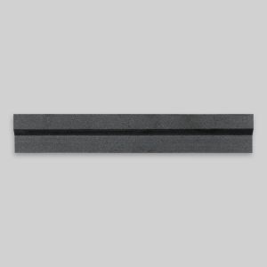 FREE SHIPPING - Basalt Gray Modern Chair Rail - Honed