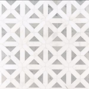 Bianco Dolomite Geometrica 12x12 Polished