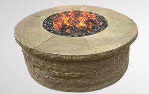 FREE SHIPPING - California Buff Sandstone DIY Fire Pit - 56" Radius