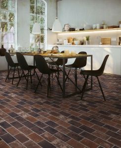 Capella Red Large 5x10 Brick Pattern