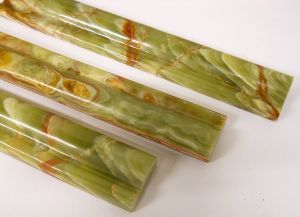 FREE SHIPPING - Green Onyx Chair Rail Polished
