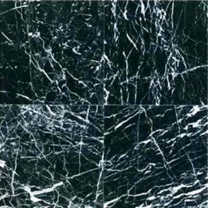 China Black With Vein 12X12 Polished