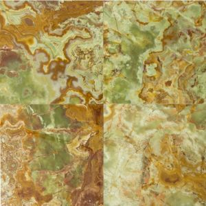 Multi Green Onyx 24X24 Polished