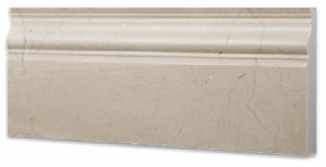 Crema Marfil Polished 5x12 Base Molding