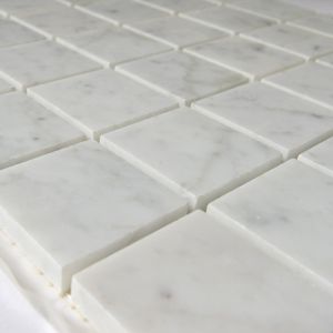 Carrara White 2x2 Polished Mosaic