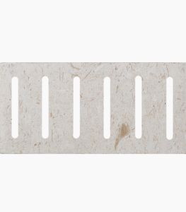 FREE SHIPPING - Limestone 6X12 3CM Drain Decor - Fossil Limestone