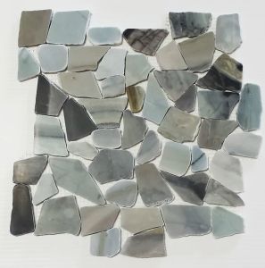 FREE SHIPPING - Cinderella Flat 12x12 Interlocking Polished Pebbles