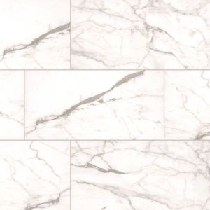 Essentials White Vena 12x24 Matte
