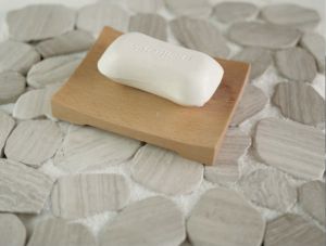 FREE SHIPPING - White Oak Blend 12x12 Pebble