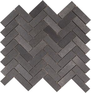 FREE SHIPPING - Basalt Gray 1x3 Honed Herringbone