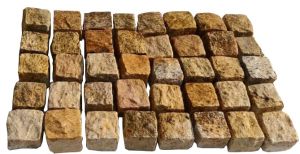 Gold Granite 3.5" x 3.5" CobbleStone