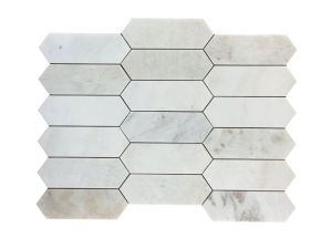 FREE SHIPPING - Georama Picket Honed Marble Mosaic