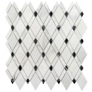 Arabescato Carrara Blended Rhomboid
