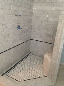Arabescato Carrara Blended Rhomboid