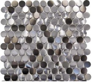 Stainless Steel Penny 1" Blend Mosaic