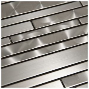 Stainless Steel 11.75x14 Interlocking Mosaic
