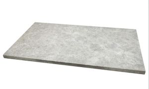 Lunar Silver 13x24 Porcelain Pool Coping - Modern Edge