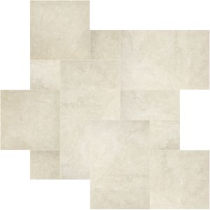 Arterra Trevi Silver Linear Pattern 2CM Porcelain Pavers