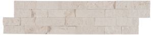 Mayra White Limestone 6x24 Ledger Panel