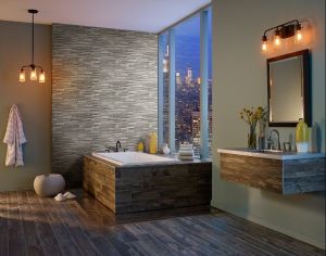 Gray Oak Honed 6x24 Ledger Panel