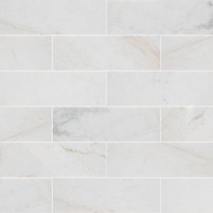 FREE SHIPPING - Calacatta Umber 3X9 Honed Marble Subway Tile