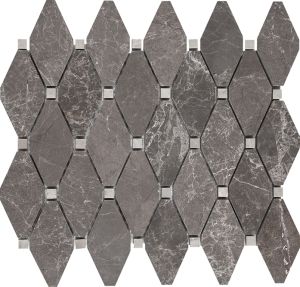 FREE SHIPPING - Angora Storm Elongated Harlequiin Polished Mosaic (While Stock Lasts) 