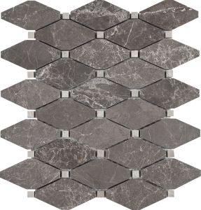 FREE SHIPPING - Angora Storm Elongated Harlequiin Polished Mosaic (While Stock Lasts) 