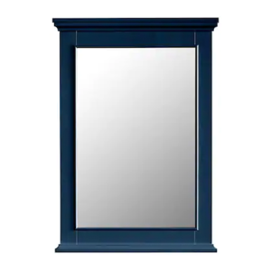 FREE SHIPPING - Manhattan Navy Blue 25x36 Bathroom Mirror