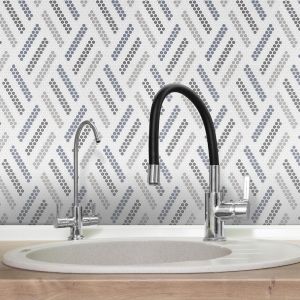 FREE SHIPPING - Missoni RETRO Geometro Recylcled Glass Mosaic Tile