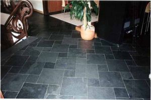 Montauk Black 16X16 Honed
