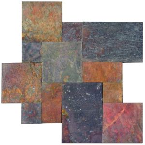 Multi Classic Gauged Tile French Pattern 16 sft/kit 