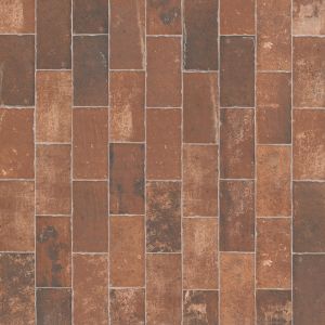 Capella Red Large 5x10 Brick Pattern