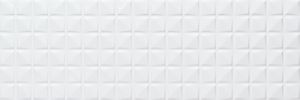 Dymo Chex White 12X24 Ceramic Glossy Tile