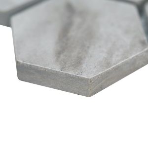 FREE SHIPPING - Eden Bardiglio 2x2 Hexagon Matte Porcelain Mosaic